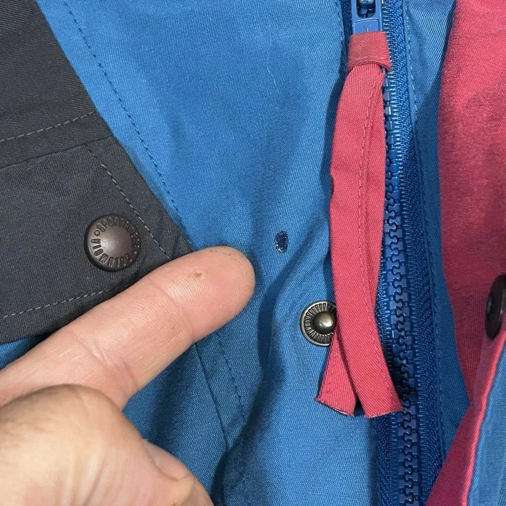 Vtg Columbia‎ Ski Jacket Men's Size L Radial Sleeve Snowboard Moraine 80's/90's - Picture 13 of 16